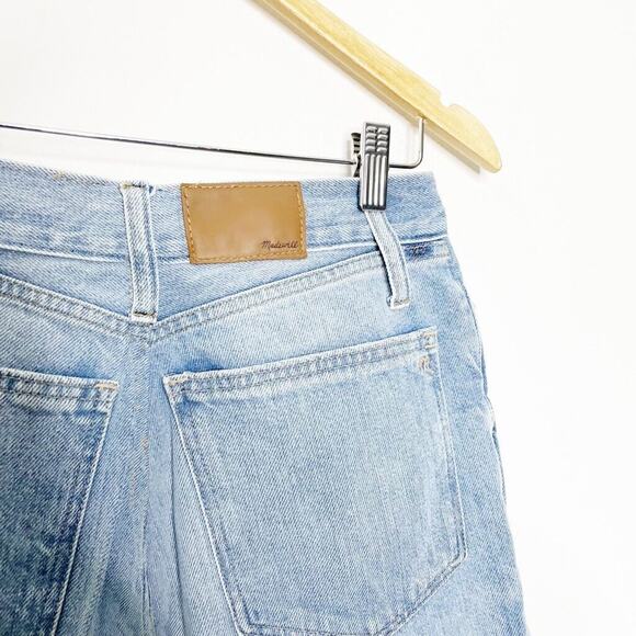 Madewell The Momjean Gilford Wash Ripped Edition high rise AJ214 women's 28 - Picture 4 of 8